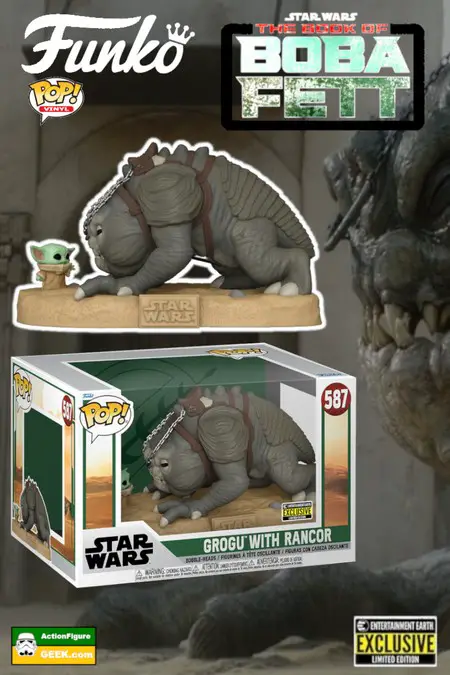 Product image Grogu with Rancor Funko Pop - Book of Boba Fett - Entertainment Earth Exclusive