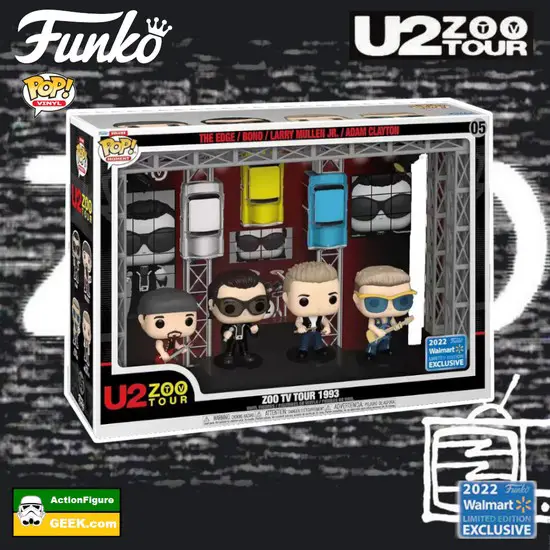 U2 Concert Moment Funko Pop Zoo Tv Tour 1993 Walmart Exclusive
