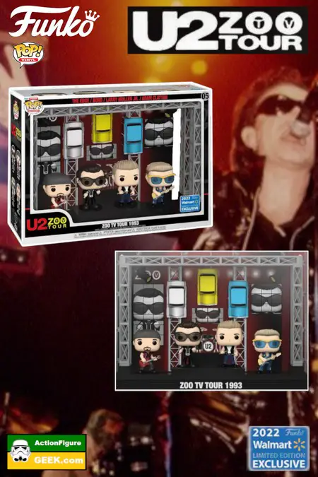 Product image Shop for the Walmart Exclusive U2 Concert Moment  Zoo Tv Tour Funko Pop Vinyl Figures