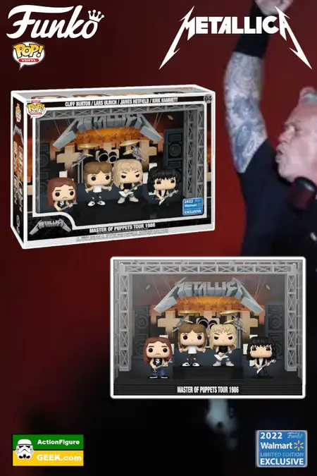 Product image Shop for the Walmart Exclusive Metallica – Master of Puppets Tour 1986 Concert Moment Funko Pop Vinyl Figures at Walmart