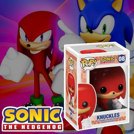 Funko product image - 08 Knuckles - Sonic the Hedgehog Funko Pop