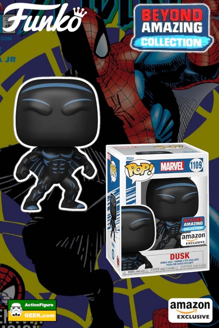 Product image Shop for the Marvel Beyond Amazing Dusk Funko Pop Amazon Exclusive