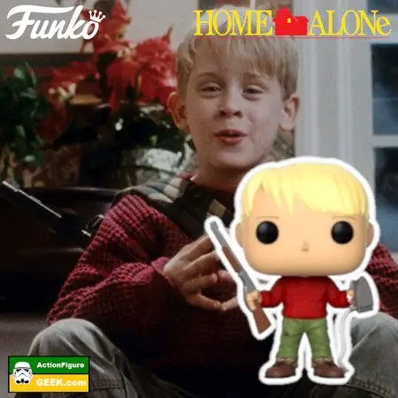 Product image 491 Kevin McCallister with Iron and BB Gun - Home Alone Movie Funko Pop