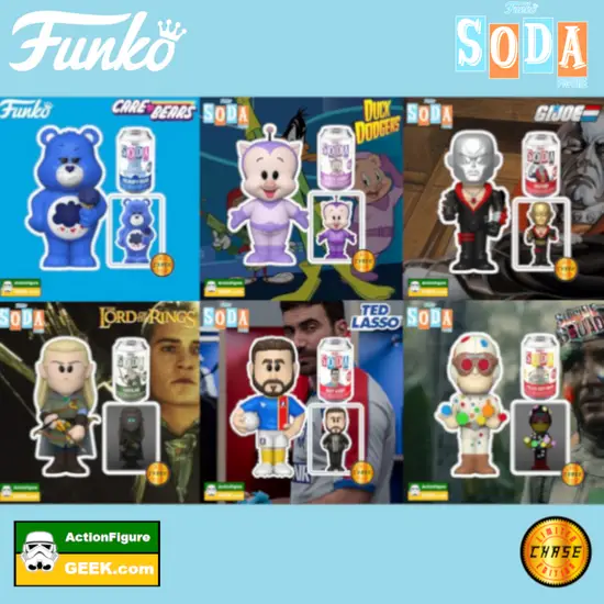 All New Funko Sodas for December 2022 - Limited Edition Chase