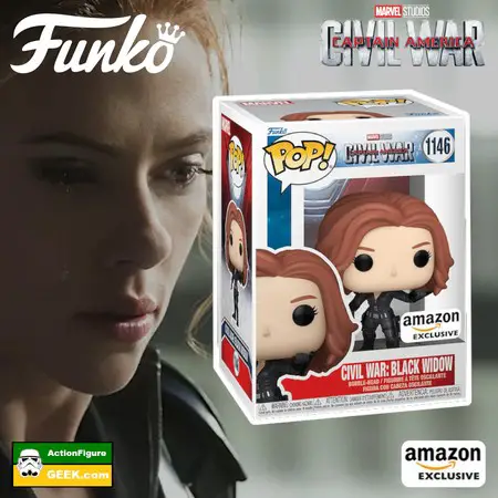 Product image 1146 Captain America: Civil War - Black Widow Build-A-Scene Funko Pop!