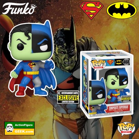 Product image 468 DC Comics - Composite Superman Funko Pop! Vinyl Entertainment Earth Exclusive 