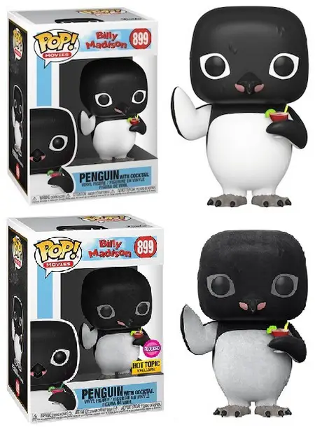 Product image 899 Penguin with Cocktail and Penguin with Cocktail Flocked - Hot Topic Exclusive Funko Pop