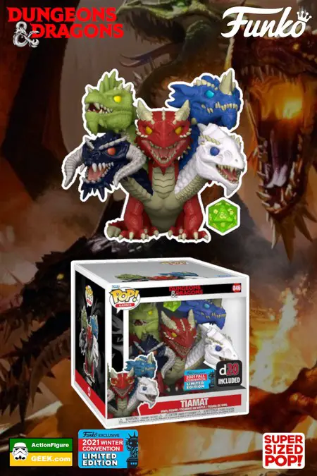 Shop for the Dungeons and Dragons Tiamat Super-sized Funko Pop