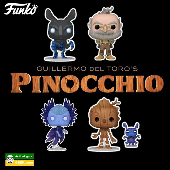 Funko product image Guillermo del Toro's Pinocchio Funko Pops 2022