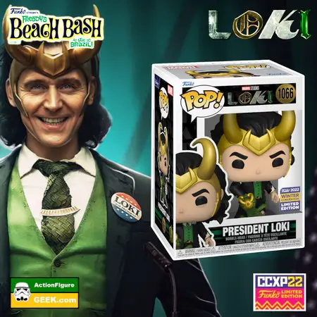 Product image 1066 President Loki Funko Pop! 2022 Comic Con Experience CCXP, 2022 Winter Convention, and Target Exclusive