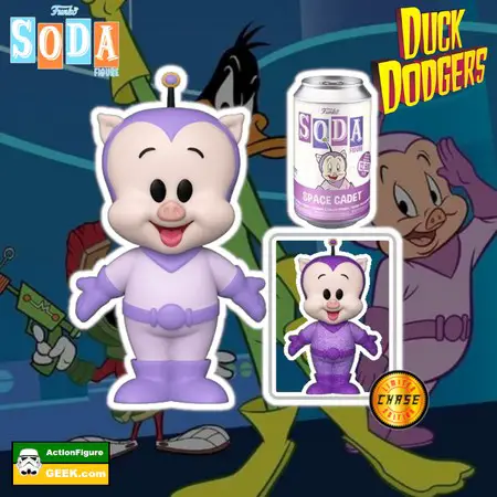 Product image Soda Duck Dodgers - Cadet with Diamond Glitter CHASE Funko Soda - All New Funko Sodas for December 2022