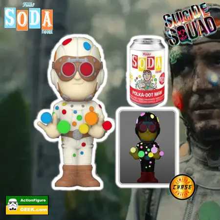 Product image Shop for the Soda Suicide Squad - Polka-Dot Man with Blacklight Glow CHASE Funko Soda