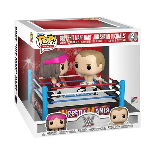 Product image WWE: WrestleMania XII - Bret "Hit Man" Hart and Shawn Michaels Funko Pop Moment! Figure