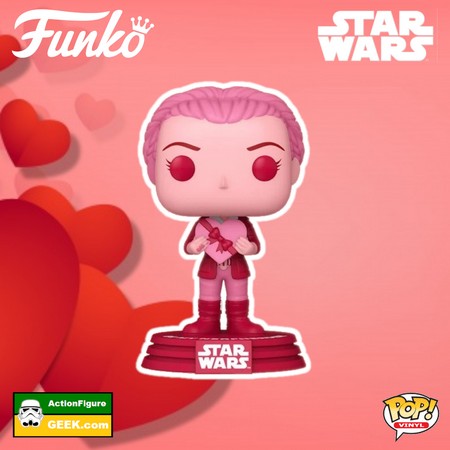 589 Leia - Valentine's Day Funko Pop - New 2023 Star Wars Valentine's Day Funko Pops