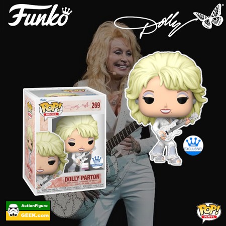 Product image 268 Dolly Parton in White Pantsuit Funko Pop Funko Shop Exclusive