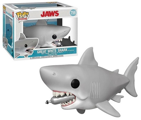 Product image 759 Jaws - Great White Shark 6 inch with Diving Air Tank