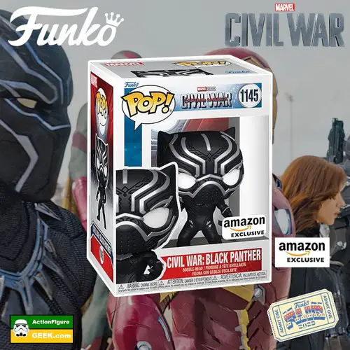 Captain America: Civil War Build A Scene - Black Panther Funko Pop! Amazon Exclusive