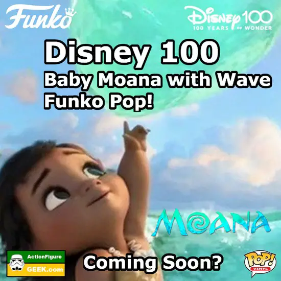 Product image Disney 100 Baby Moana with Wave Funko Pop!