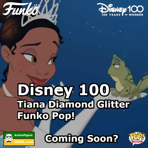 Disney 100 Tiana Diamond Glitter Funko Pop!