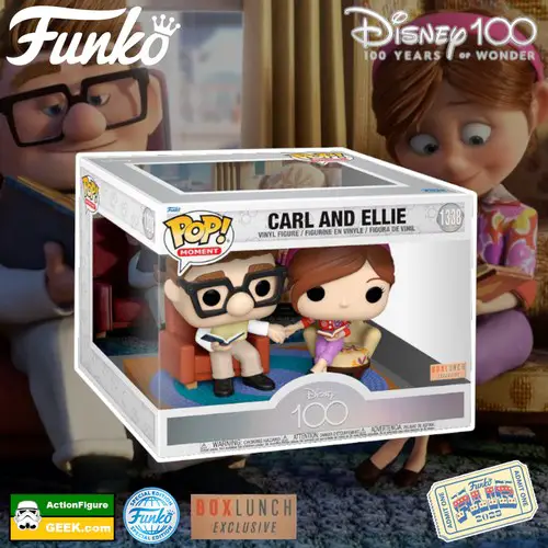 Disney 100 - Up - Carl and Ellie Funko Pop! Movie Moment BoxLunch Exclusive and Special Edition (Funko Fair 2023)