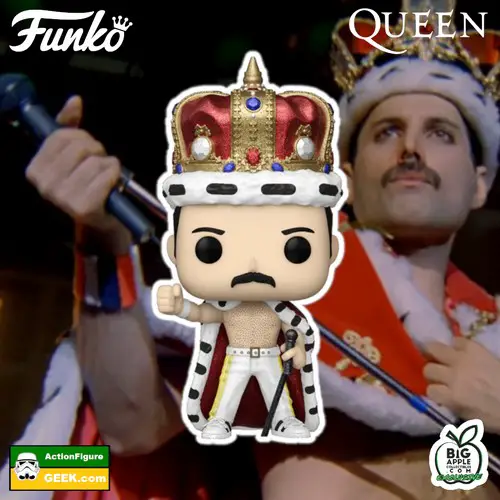 Freddie Mercury King Funko Pop Big Apple Collectibles and Funko Shop Exclusive