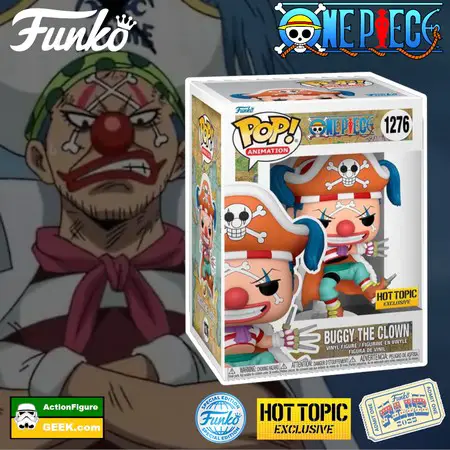 Product image 1276 One Piece Buggy The Clown Funko Pop Hot Topic Exclusive and Special Edition
