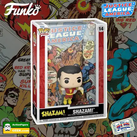 Product image Justice League: Shazam! Funko Pop! DC Comic Cover