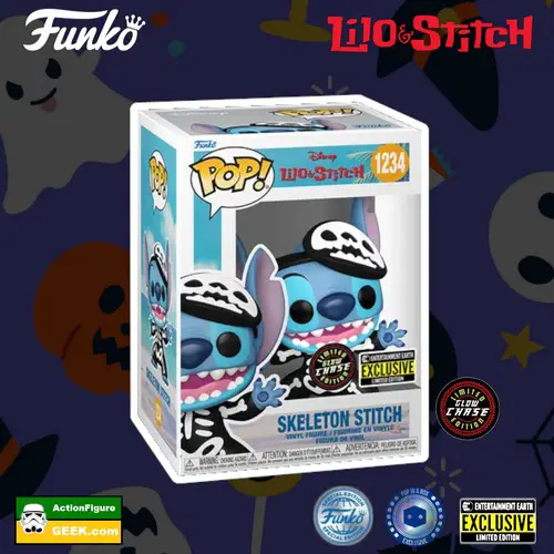 Skeleton Stitch Funko Pop Entertainment Earth and PIAB Exclusive with Glow Chase