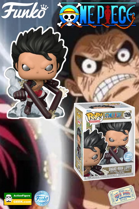 Funko Pop Snake-Man Luffy 1266 Eclusivo Funko Fair 2023 One Piece