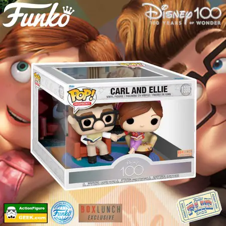 Product image Disney 100: Up - Carl and Ellie Funko Pop! Movie Moment BoxLunch Exclusive and Special Edition ( Funko Fair 2023)