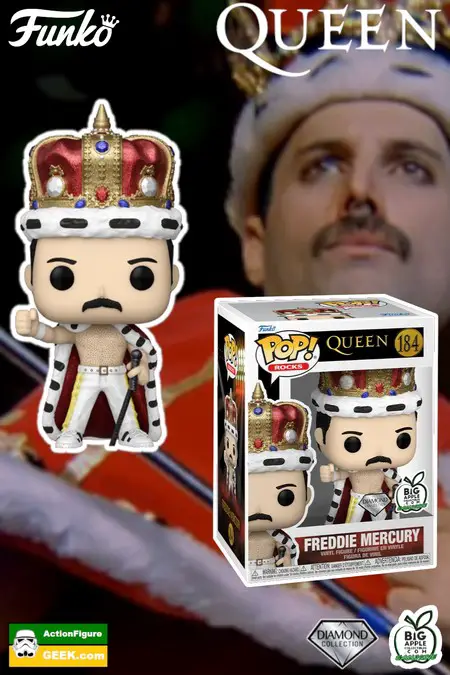Product image Freddie Mercury King Funko Pop Big Apple Collectibles and Funko Shop Exclusive