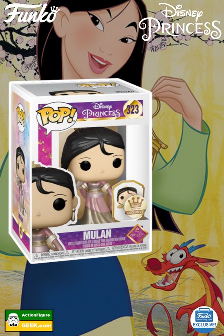 Funko Product image - 323 Mulan Funko Pop with Pin