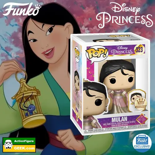 Ultimate Princess Collection: Mulan - Gold - with Pin Funko Pop -  Funko Shop Exclusive