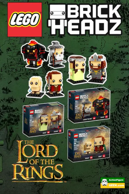 New LEGO BrickHeadz The Lord of the Rings sets
