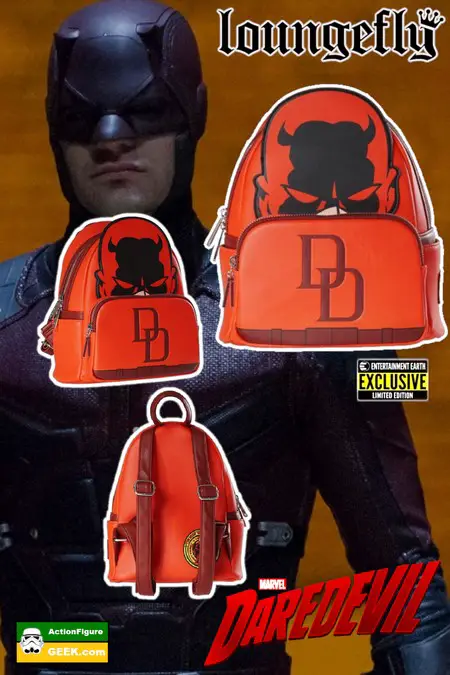 Product image Shop for the Loungefly Daredevil Mini Backpack Entertainment Earth Exclusive