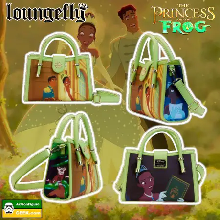 Product image Loungefly: Disney – The Princess and the Frog Princess Scene Crossbody Bag