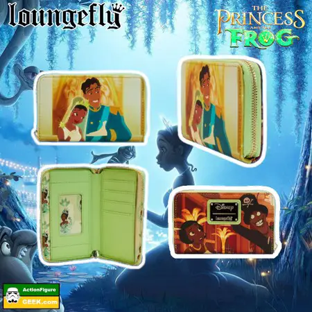 Product image Loungefly: The Princess and the Frog Princess Scene Zip Around Wallet