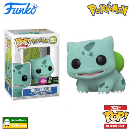 Product image 453 Bulbasaur Flocked - 2020 ECCC Exclusive and Amazon Exclusive
