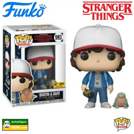 Product image 593 Dustin and Dart - Hot Topic Exclusive and Special Edition - Funko Pop! Dustin Figures