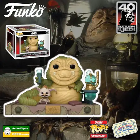 Product image 611 Star Wars: RotJ 40 Years: Jabba with Salacious Deluxe Funko Pop! 