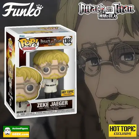 Product image 1302 Attack on Titan: Zeke Jaeger Funko Pop! Hot Topic Exclusive 