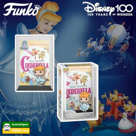 Product image Cinderella with Jaq Funko Pop! Movie Poster - Disney 100 Anniversary