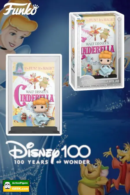 Product image Cinderella with Jaq Funko Pop! Movie Poster - Disney 100 Anniversary