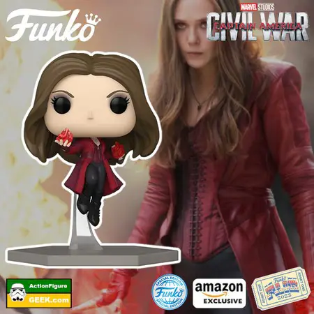 Product image Civil War Build A Scene – Scarlet Witch Funko Pop!
