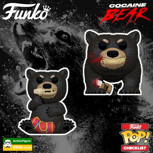 Cocaine Bear Funko Pop! Checklist