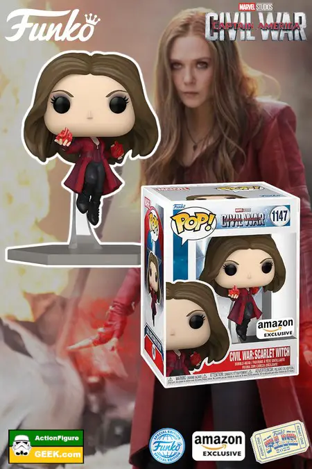 Product image Civil War Build A Scene – Scarlet Witch Funko Pop!