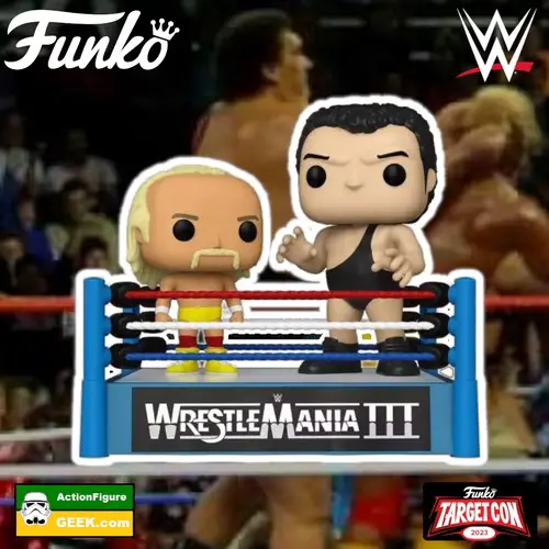 Hulk Hogan and Andre the Giant Funko Pop! Moment WWE Vinyl Figure Set