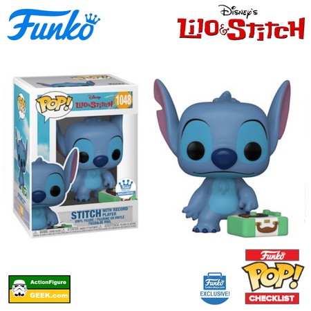 1048 Stitch with Record Player - Funko Shop Exclusive