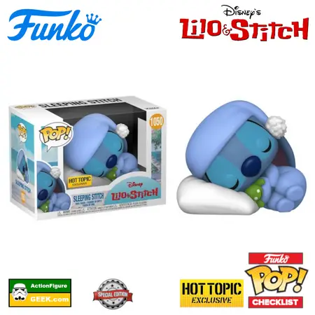 1050 Stitch Sleeping - Hot Topic Exclusive and Special Edition