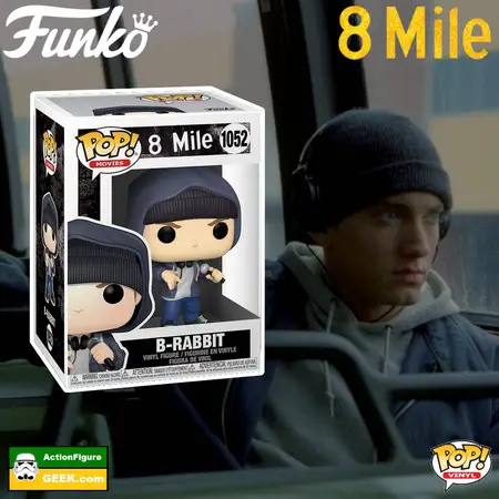 1052 Eminem Funko Pops - 8 Mile B-Rabbit Funko Pop!